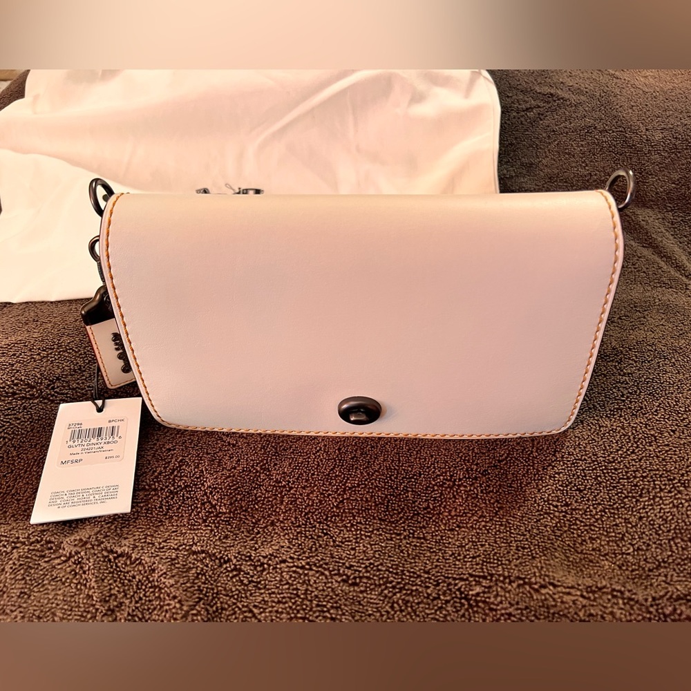 NWT Authentic Coach 1941 Dinky in Chalk/Honey Glovetanned Leather